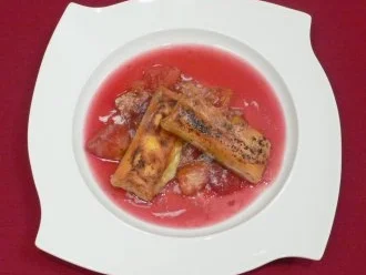 Rezept: Vanille-Whiskypudding mit scharfen Pflaumen Bild Nr. 2 Vanille-Whiskypudding mit scharfen Pflaumen - Rezept - Bild Nr. 2