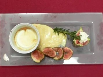 Gegrillte Feigen auf Marzipansoße mit Ziegenkäse - Rezept - Bild Nr. 2
