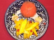 Grapefruitgelee mit Rosenwasser und Mango al Tequila - Rezept - Bild Nr. 2