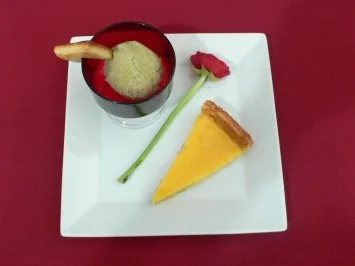Zitronenkuchen und Minzeis - Tarte au citron et glace a la menthe - Rezept - Bild Nr. 2