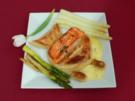 Lachs im Blätterteig mit Spargel - Feuillete au saumon et asperges au cerfeuil - Rezept - Bild Nr. 2