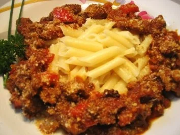 Rezept: Arrabbiata - Fleischsoße ... Bild Nr. 7 Arrabbiata - Fleischsoße ... - Rezept - Bild Nr. 7