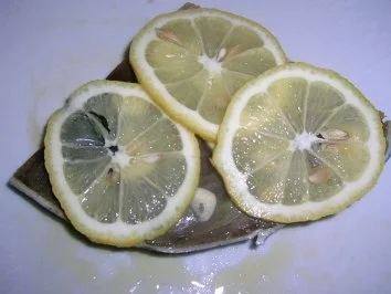 Rezept: Thunfisch mariniert mit Kartoffelfächer an Blattspinat mit geschmorten Tomaten+Schafskäse Bild Nr. 5 Thunfisch mariniert mit Kartoffelfächer an Blattspinat mit geschmorten Tomaten+Schafskäse - Rezept - Bild Nr. 5