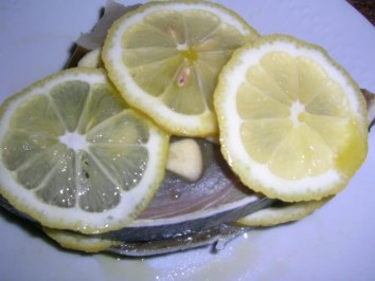 Thunfisch mariniert mit Kartoffelfächer an Blattspinat mit geschmorten Tomaten+Schafskäse - Rezept - Bild Nr. 6