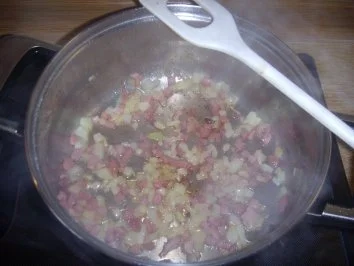 Grüne Bohnen mit geräucherter Rippe und Salzkartoffeln - Rezept - Bild Nr. 2