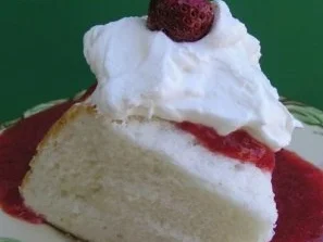 Angels Food Cake oder Engelskuchen - Rezept