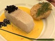 Rezept: Schwarzer Heilbutt mit Kaviar an Risotto auf Safran-Sahnesoße Bild Nr. 23 Schwarzer Heilbutt mit Kaviar an Risotto auf Safran-Sahnesoße - Rezept - Bild Nr. 23