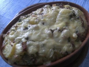 Kartoffel-Rosenkohl-Auflauf - Rezept