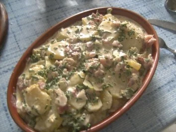 Kartoffel-Rosenkohl-Auflauf - Rezept - Bild Nr. 8