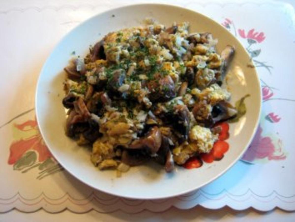 Rührei mit Champignons - Rezept