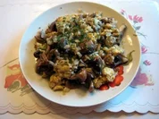 Rührei mit Champignons - Rezept