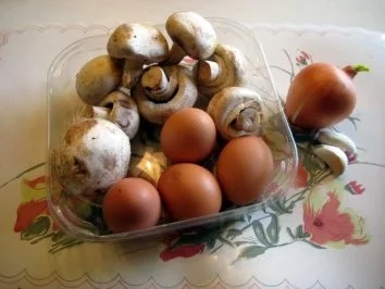 Rezept: Rührei mit Champignons Bild Nr. 2 Rührei mit Champignons - Rezept - Bild Nr. 2
