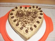 Rezept: Schoko-Herz mit Preiselbeer-Mocca-Füllung Schoko-Herz mit Preiselbeer-Mocca-Füllung - Rezept