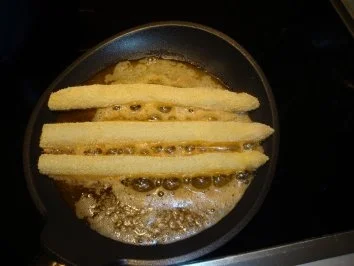 Spargel gebraten mit Spinatkartoffelsahne - Rezept - Bild Nr. 3