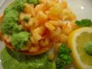 Garnelen a´la "kleine Raupe Nimmersatt" als Vorspeise - Rezept