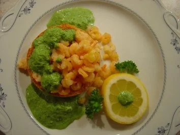 Rezept: Garnelen a´la "kleine Raupe Nimmersatt" als Vorspeise Bild Nr. 2 Garnelen a´la "kleine Raupe Nimmersatt" als Vorspeise - Rezept - Bild Nr. 2