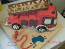 TORTE - 3D-Torte - Feuerwehr - Rezept