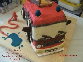 Rezept: TORTE - 3D-Torte - Feuerwehr Bild Nr. 4 TORTE - 3D-Torte - Feuerwehr - Rezept - Bild Nr. 4