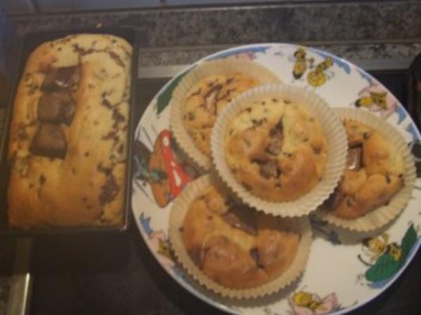 Muffins mit Schogetten und Schokostreuseln - schnell &amp; einfach - von ...