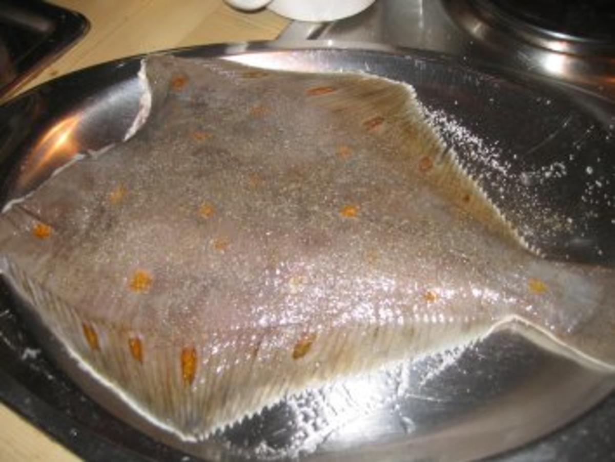 Fisch: Gebratene Scholle an Speck-Zwiebel Sößchen - Rezept - Bild Nr. 6