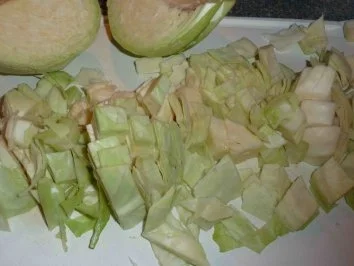 Rezept: Paprika-Gyros im Kohl-Kartoffelgemüse Bild Nr. 6 Paprika-Gyros im Kohl-Kartoffelgemüse - Rezept - Bild Nr. 6