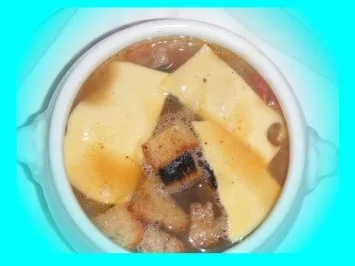 Rezept: Französische Zwiebelsuppe Bild Nr. 2 Französische Zwiebelsuppe - Rezept - Bild Nr. 2