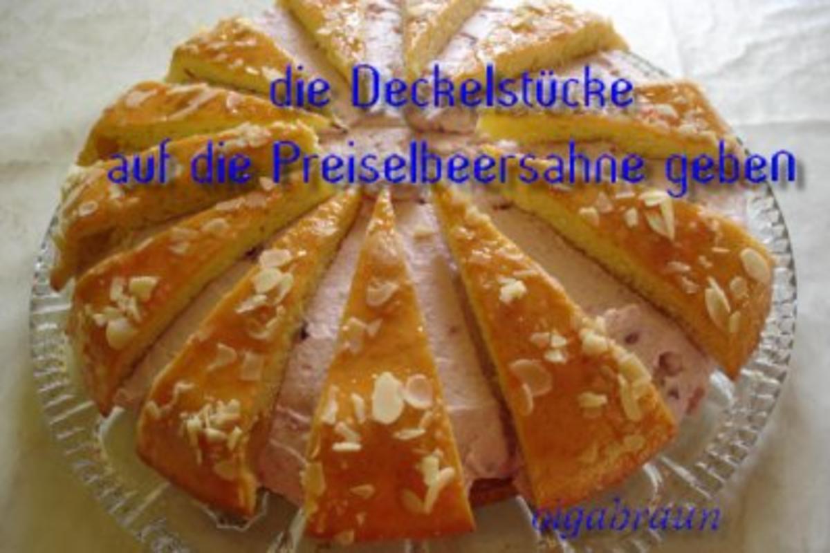 Preiselbeer-Quark-Sahne-Torte - Rezept - Bild Nr. 6