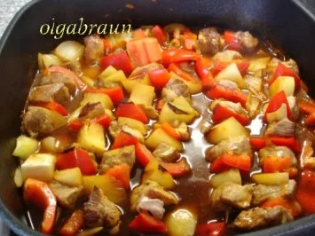 Schaschlikspieße mit Karottenröstis - Rezept - Bild Nr. 4