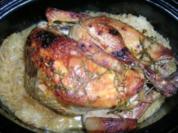 Perlhuhn an karamellisiertem Sauerkraut mit Gnocchi - Rezept