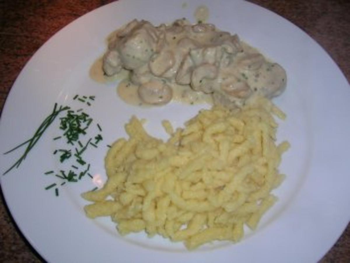 Käse Filet Topf mit Spätzle  - eine schnelle, leckere Feierabendspeise - Rezept - Bild Nr. 2