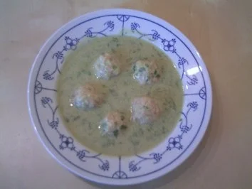 Bärlauchsuppe mit Klößchen - Rezept