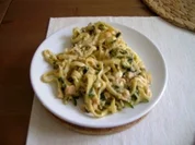 Fettucine mit Lachs und Zucchini - Rezept