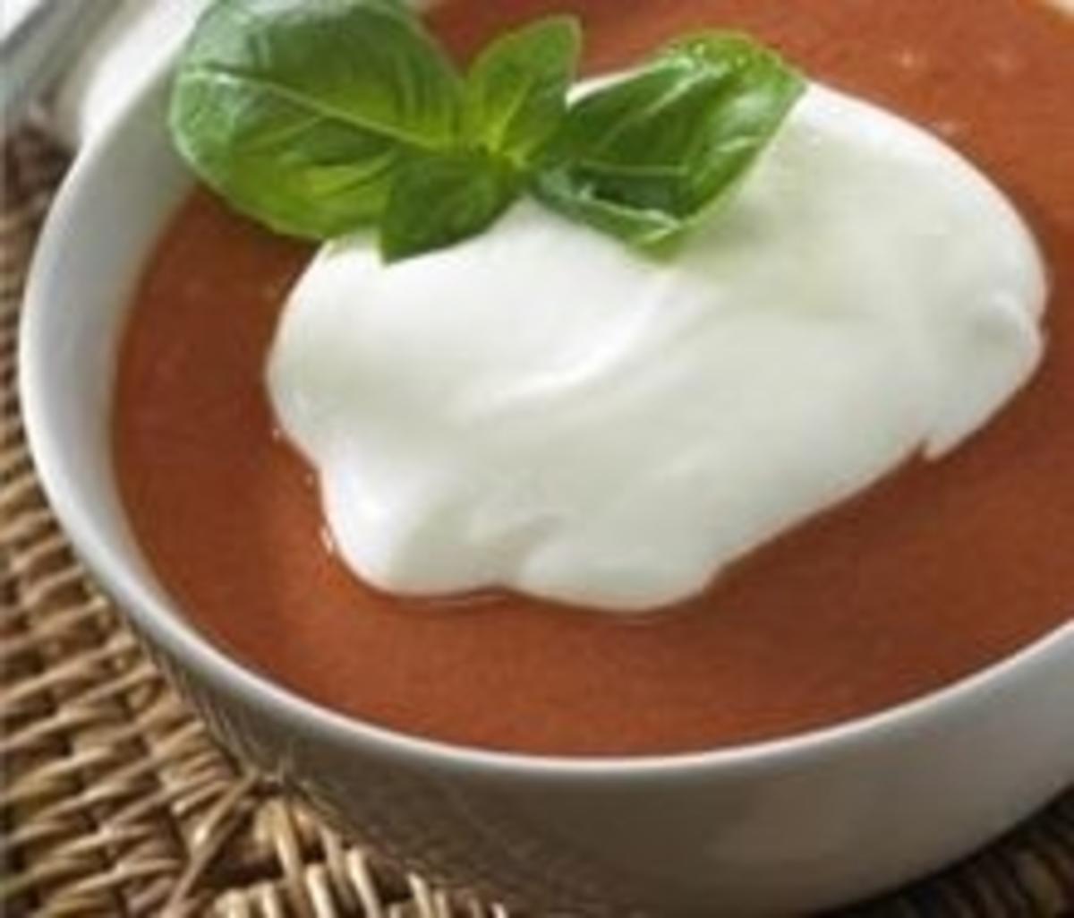 Tomatensüppchen mit Mascarpone - Rezept - kochbar.de