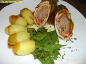 Fleisch:    SCHWEINSROULADE mit Brätfüllung - Rezept