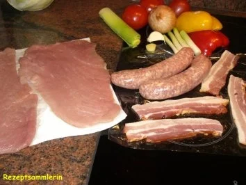 Rezept: Fleisch: SCHWEINSROULADE mit Brätfüllung Bild Nr. 2 Fleisch: SCHWEINSROULADE mit Brätfüllung - Rezept - Bild Nr. 2