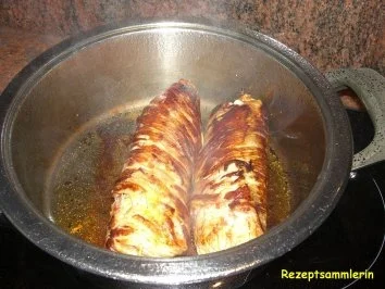 Rezept: Fleisch: SCHWEINSROULADE mit Brätfüllung Bild Nr. 5 Fleisch: SCHWEINSROULADE mit Brätfüllung - Rezept - Bild Nr. 5