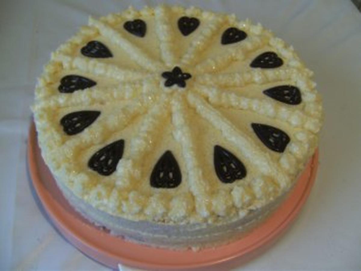 Bilder für TORTE - Buttercreme-Pfirsich-Torte - Rezept