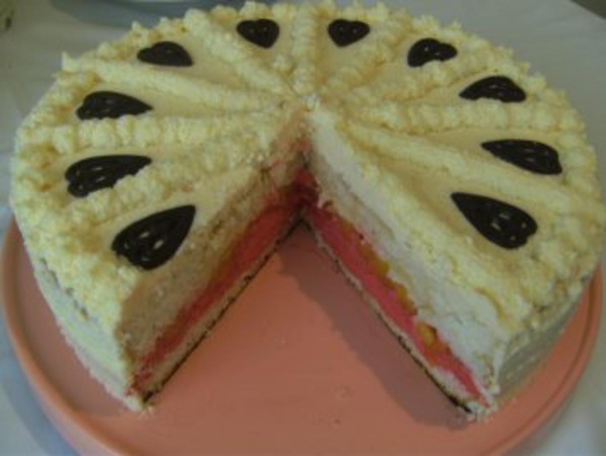 TORTE - Buttercreme-Pfirsich-Torte - Rezept - Bild Nr. 2