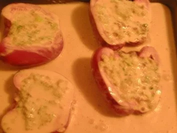 Paprika mit Hafergrütze-Füllung - Rezept - Bild Nr. 4