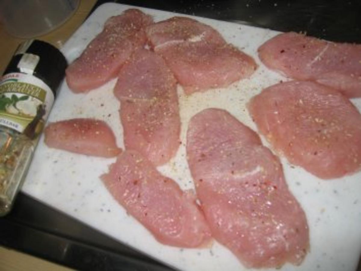 Geflügel: Putenmedaillons an Champignon Sößchen - einfach - 168 kcal/100g