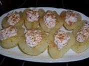 Dessert...Birnen mit Mascarpone-Amarettini-Füllung - Rezept