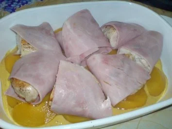 Hähnchenfilet auf Curry-Pfirsich - Rezept - Bild Nr. 4