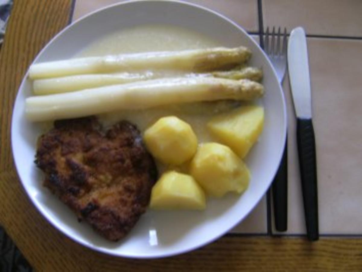 Bilder für HAUPTGERICHT - Schweinekotelett, Spargel und Kartoffeln - Rezept