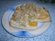 Rhabarber-Pfirsich-Kuchen - Rezept