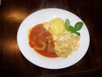 Ossobuco mit Risotto alla milanese - Rezept