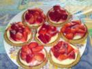 Torteletts mit Erdbeeren und Vanillepudding - Rezept