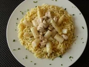 Filet mit Spargel auf Nudelbett - Rezept