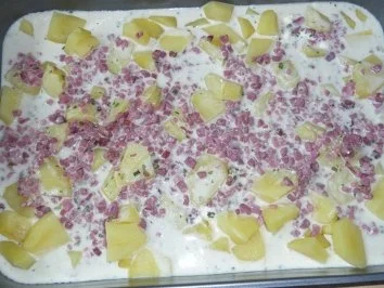 Rezept: Kartoffel - Schinken - Auflauf Bild Nr. 2 Kartoffel - Schinken - Auflauf - Rezept - Bild Nr. 2