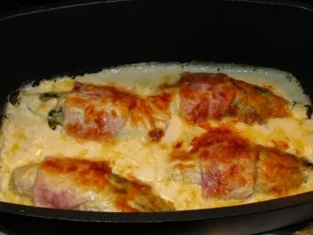 Rezept: Chicoree im Schinkenmantel Chicoree im Schinkenmantel - Rezept