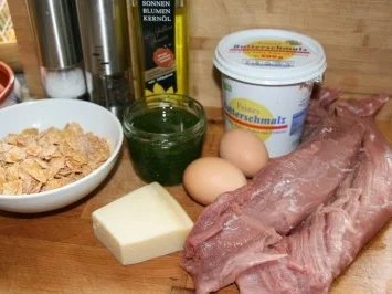 Schwein: Filet mit Cornflakes-Bärlauch-Haube und Spargel mit jungen Kartoffeln - Rezept - Bild Nr. 3